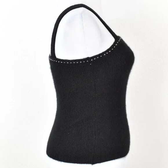 M.O.L. Knits Margaret O'Leary Cashmere Tank Top NEW - XS - Picture 6 of 10